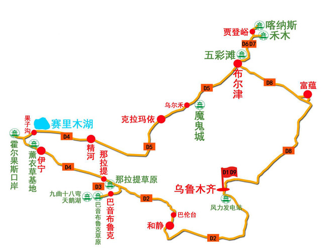 喀纳斯赛里木湖详细攻略，旅游帮手