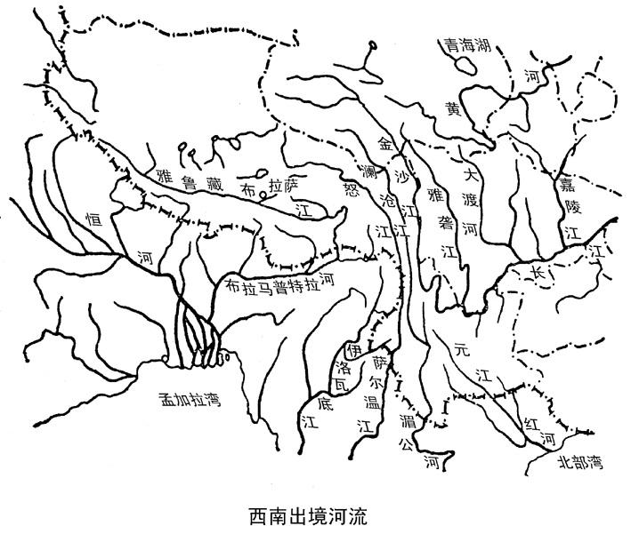 地理问题,云南三江并流为什么不是四江并流? 