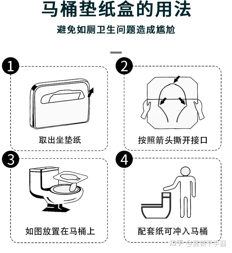 一次性马桶垫到底要怎么用?