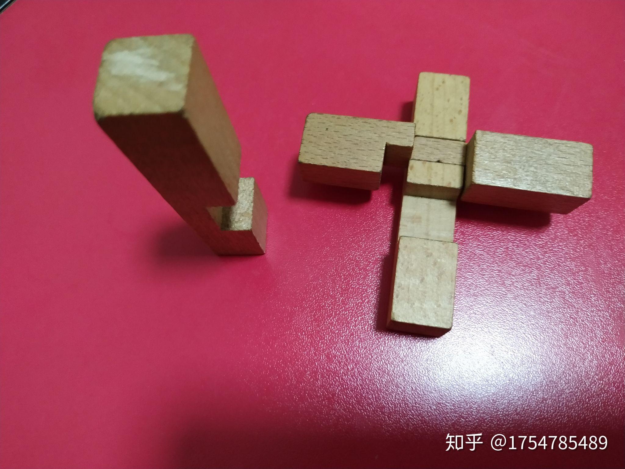 孔明锁(6根)怎么解? - 知乎