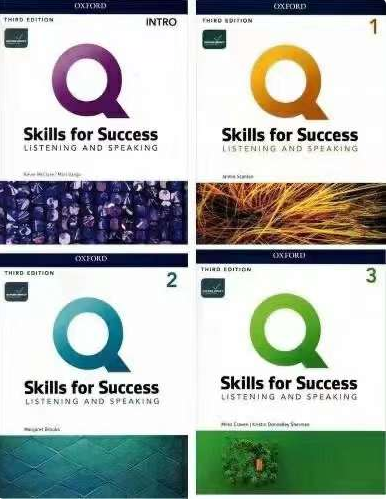 Q:Skills for Success listening and speaking 第三版intro, 1,2,3 共