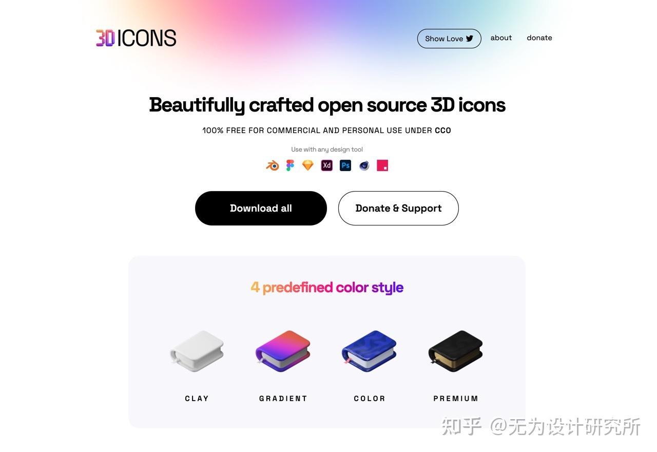 [图标推荐]一整套3D图标打包下载！免费可商用！ - 知乎