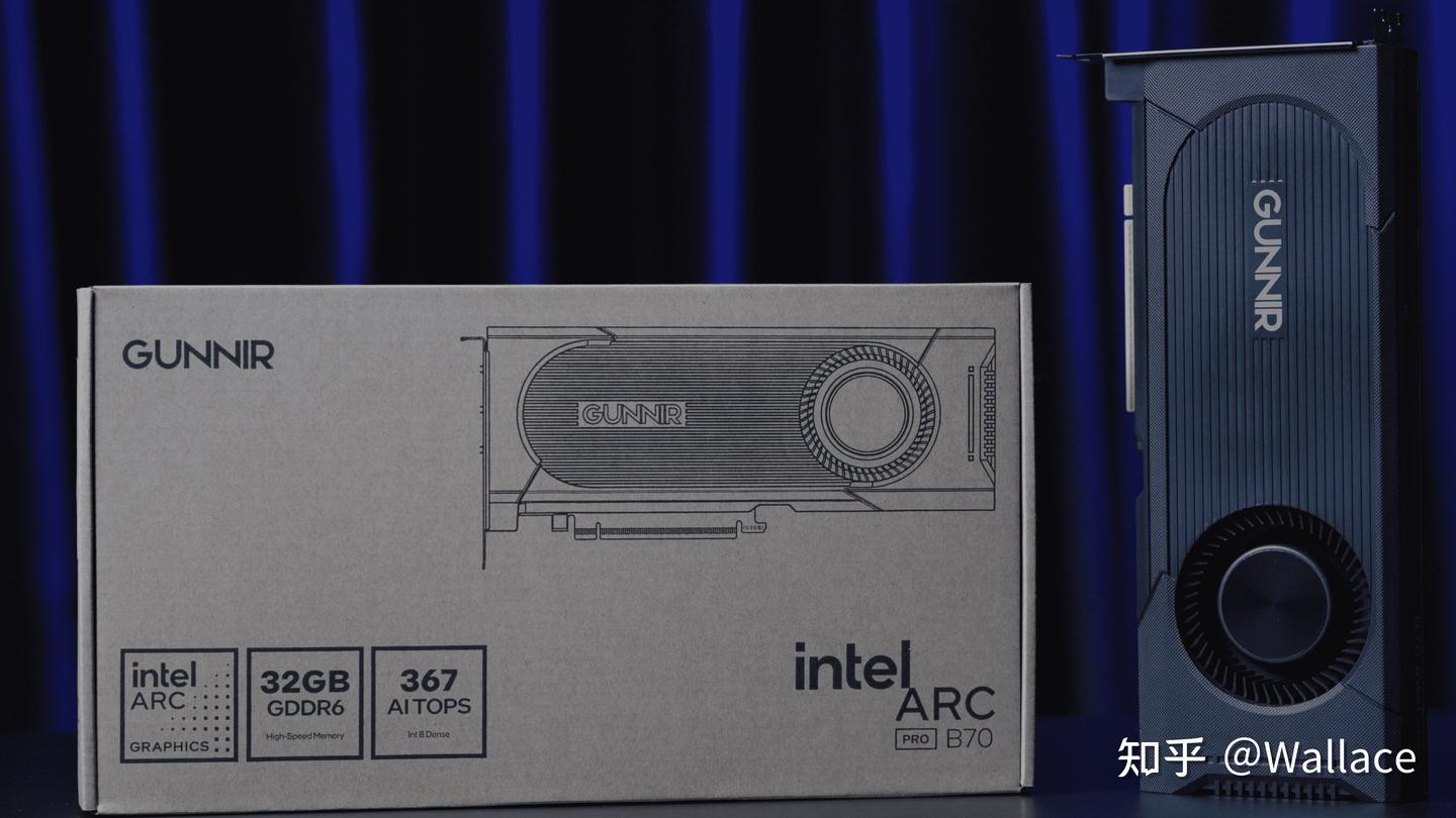 蓝戟 Intel Arc Pro B70 TF评测:32 GB大显存,推理神卡?