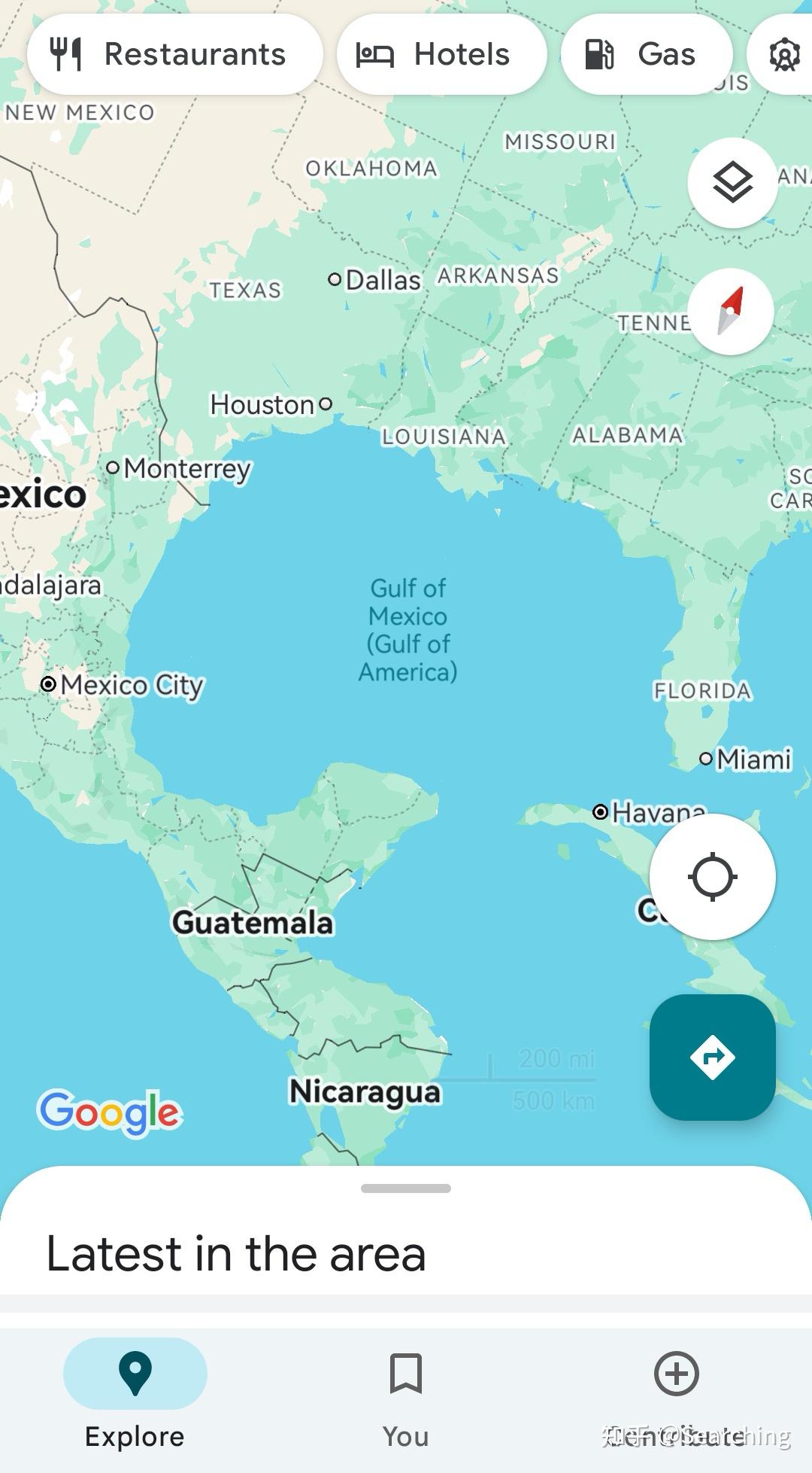谷歌美国地图中文版