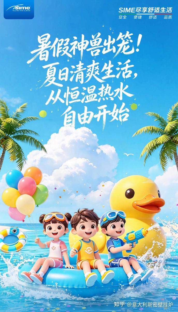 暑假神兽出笼!夏日清爽生活,从恒温热水自由开始