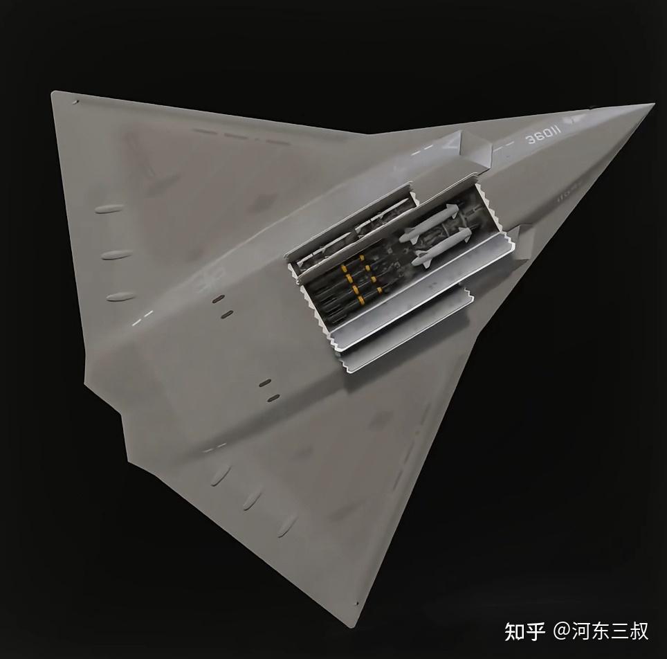 首次公开?成飞歼36高清侧面照曝光,没有侧弹舱更像轰炸机 - 知乎