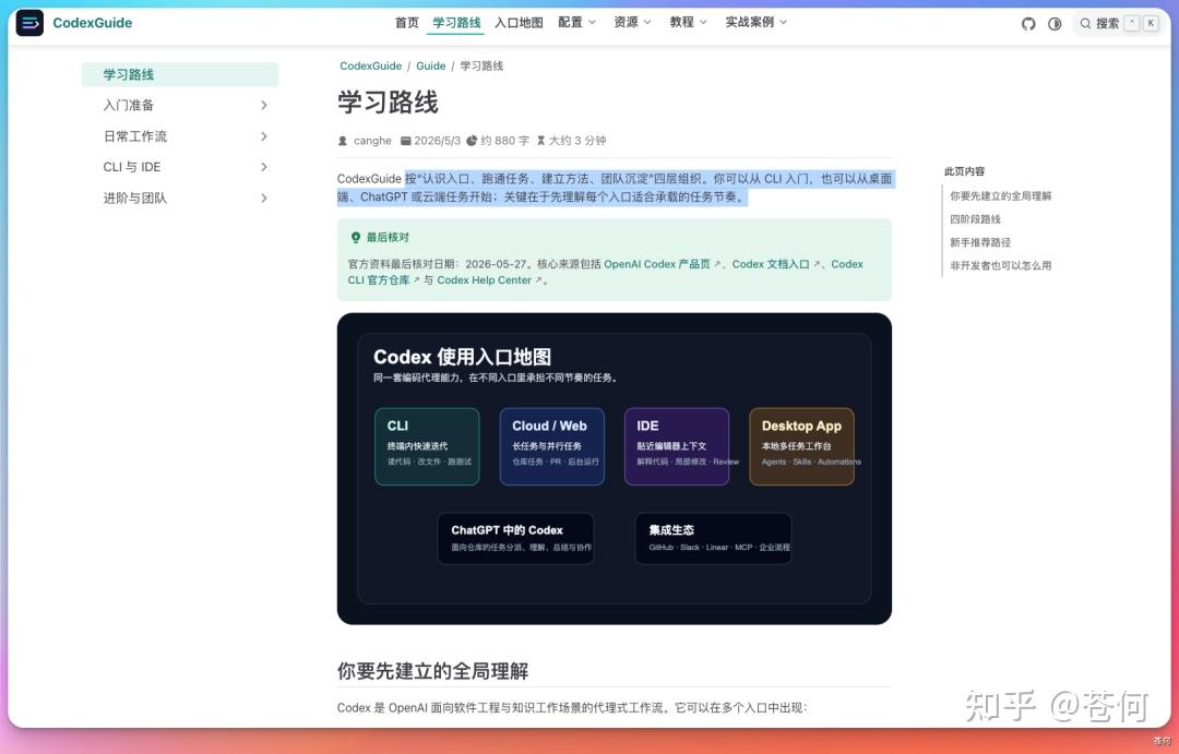 爆肝两周，我把 Codex 最全实战指南开源了 - 知乎