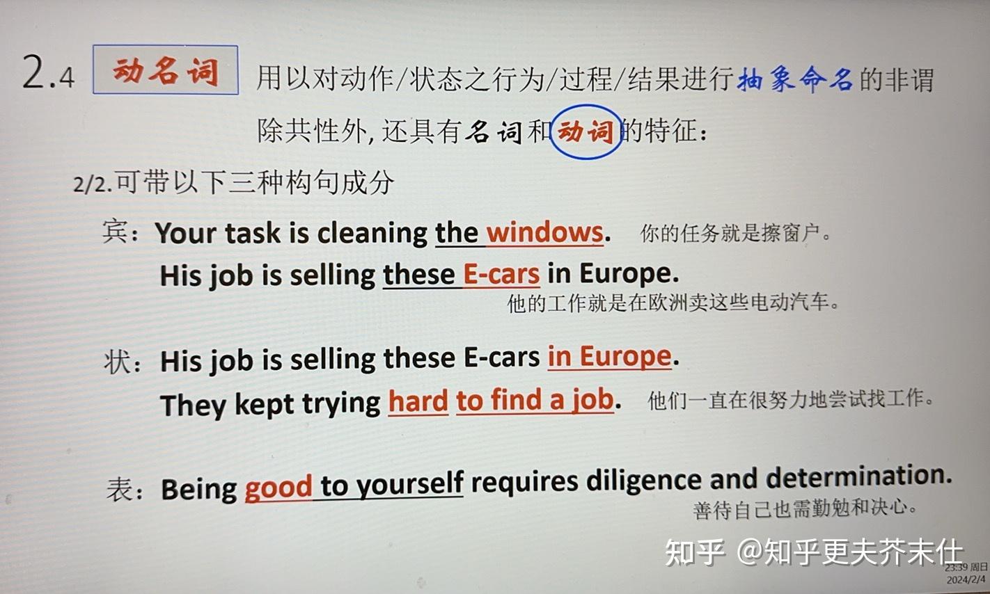 在英语句子中如何正确使用动名词? - 知乎