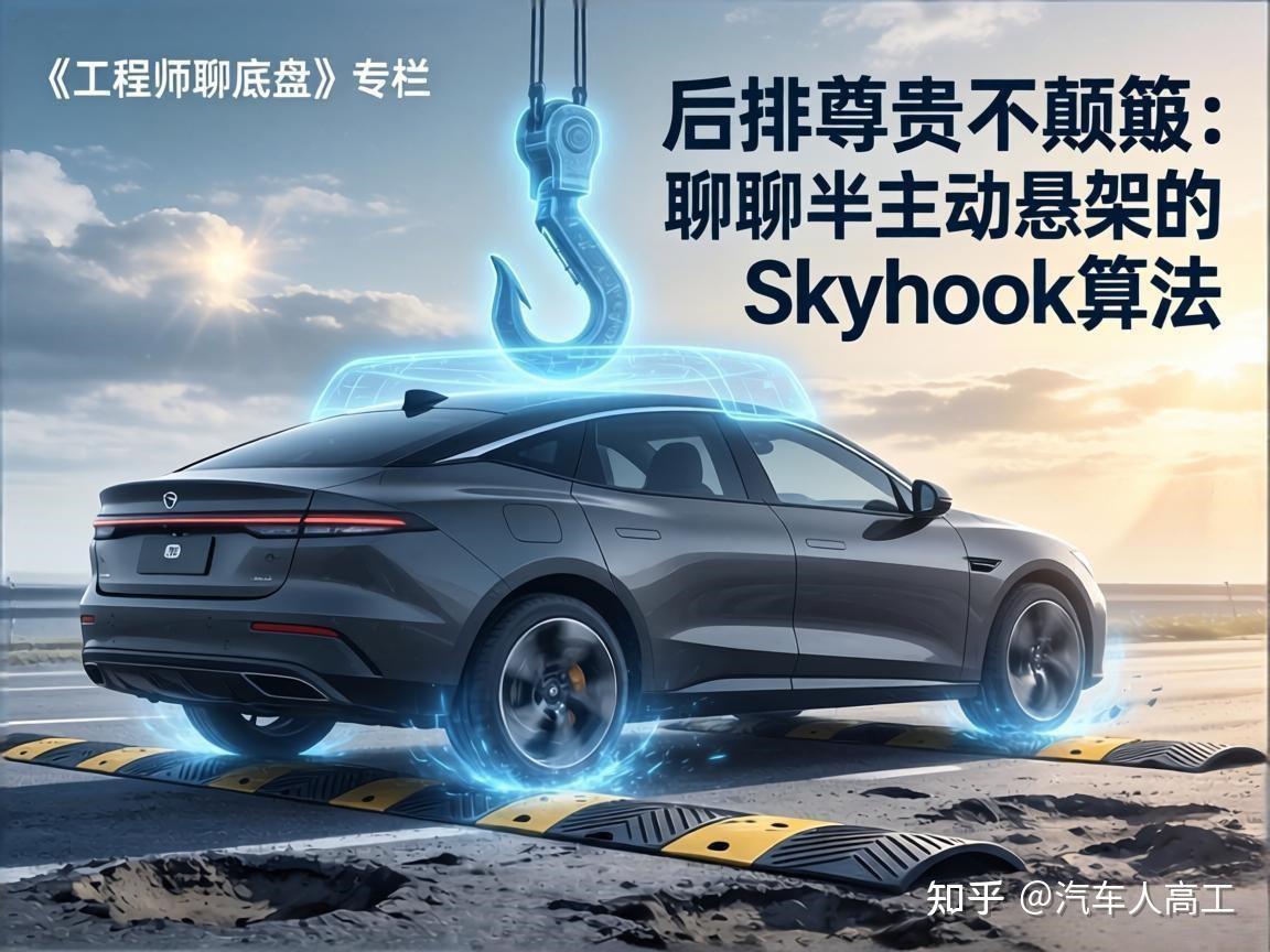 后排尊贵不颠簸:聊聊半主动悬架的Skyhook算法