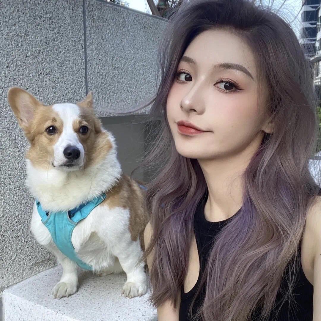 有没有女孩子抱着狗狗的头像,越多越好?