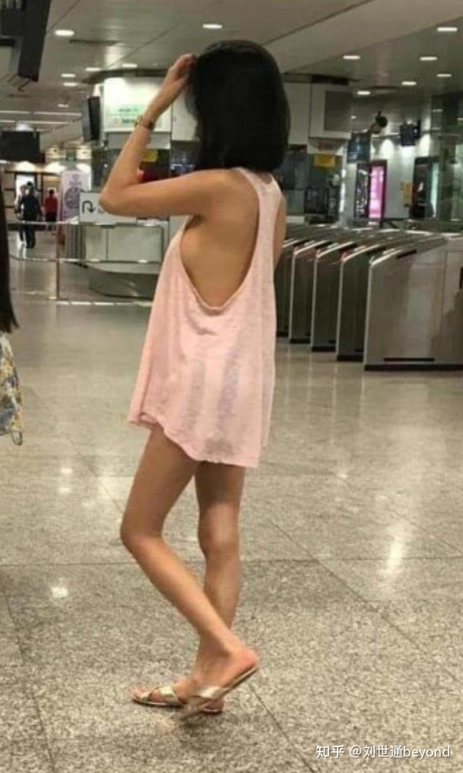 夏天不穿内衣怎么遮点