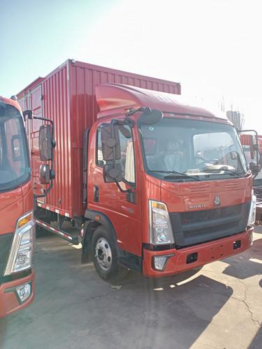 重汽豪沃轻卡4米2蓝牌货车合规上路挣钱无忧