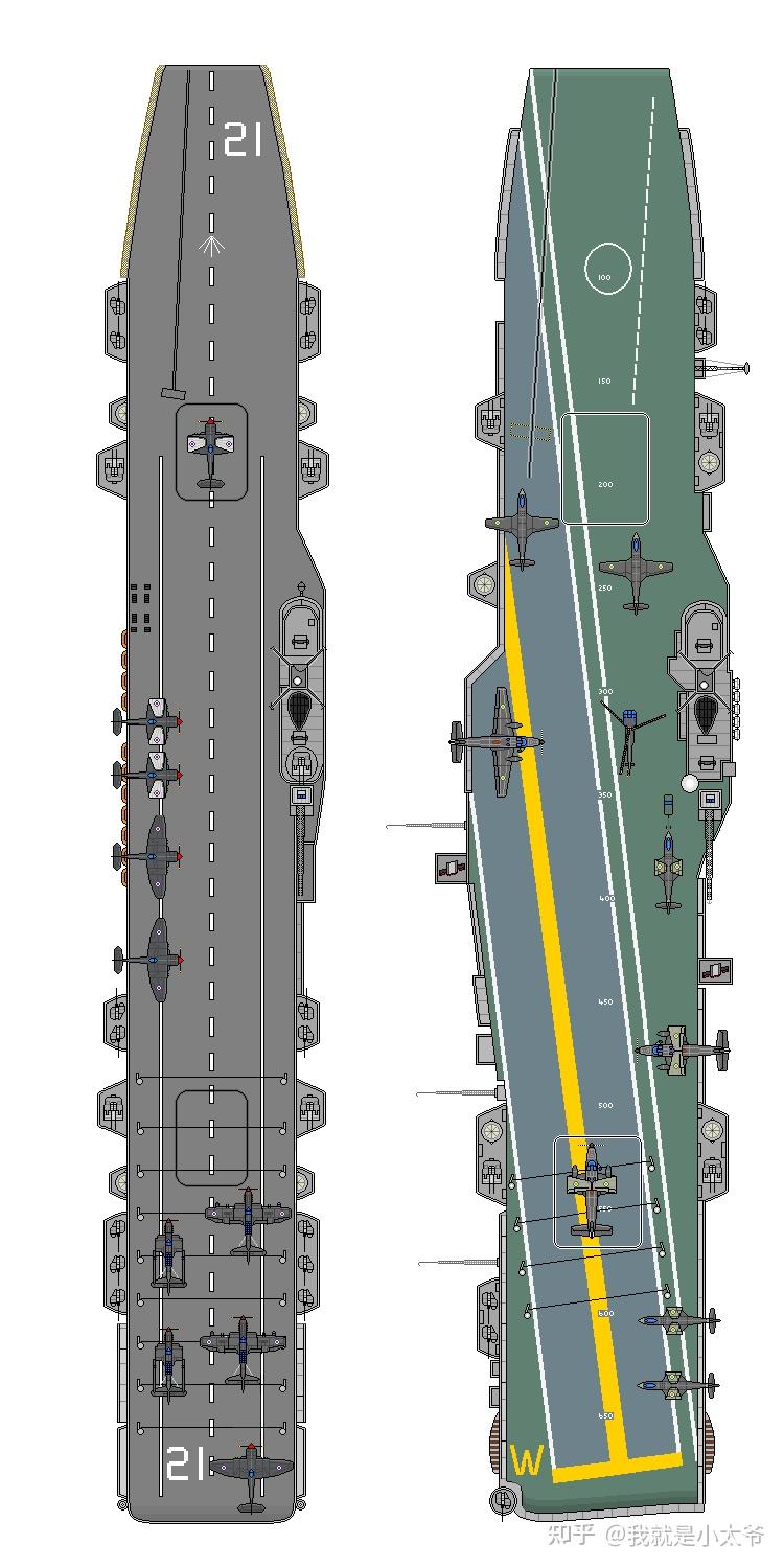 二战技术下航母采用斜角甲板是否可行?