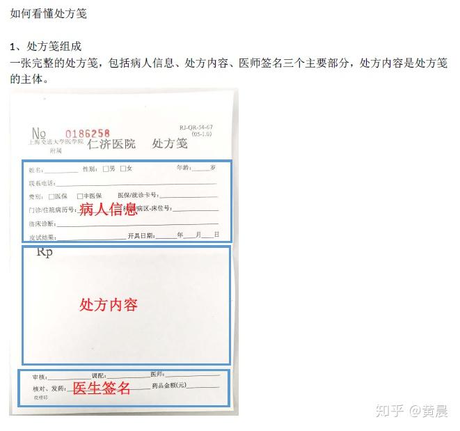 医学处方怎么写? - 知乎