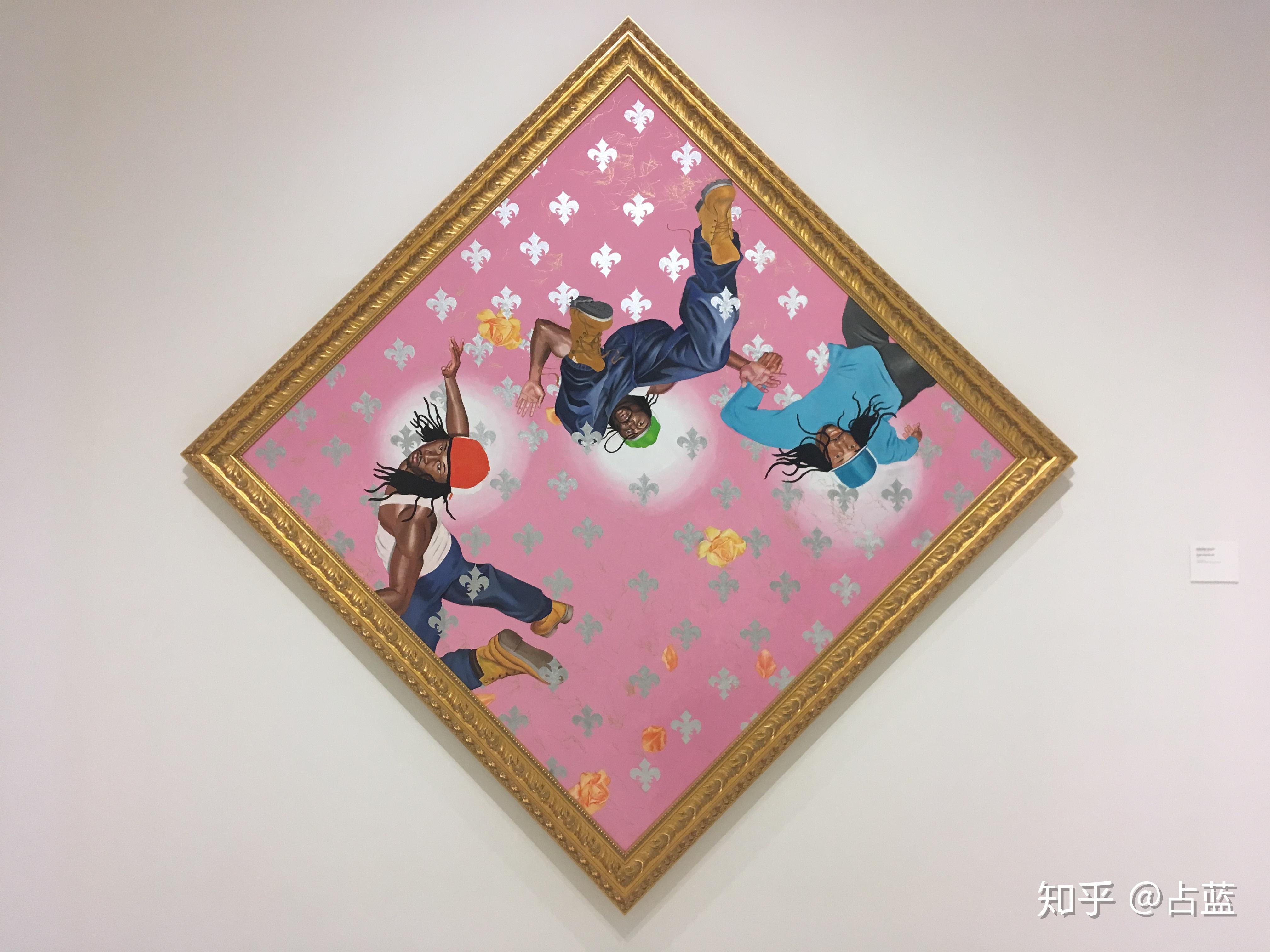 有大神能从kehindewiley的这幅油画中了解到什么给你的感受是什么