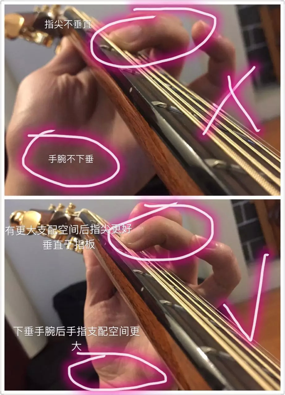 民谣吉他的左手握琴方式如何最轻松省力