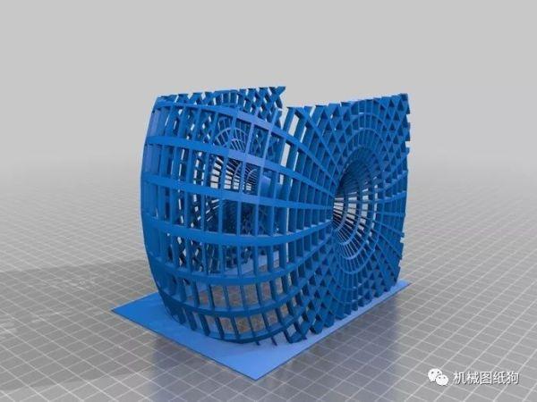 3d打印鏤空式蟲洞模型打印圖紙stl格式時空隧道設計圖