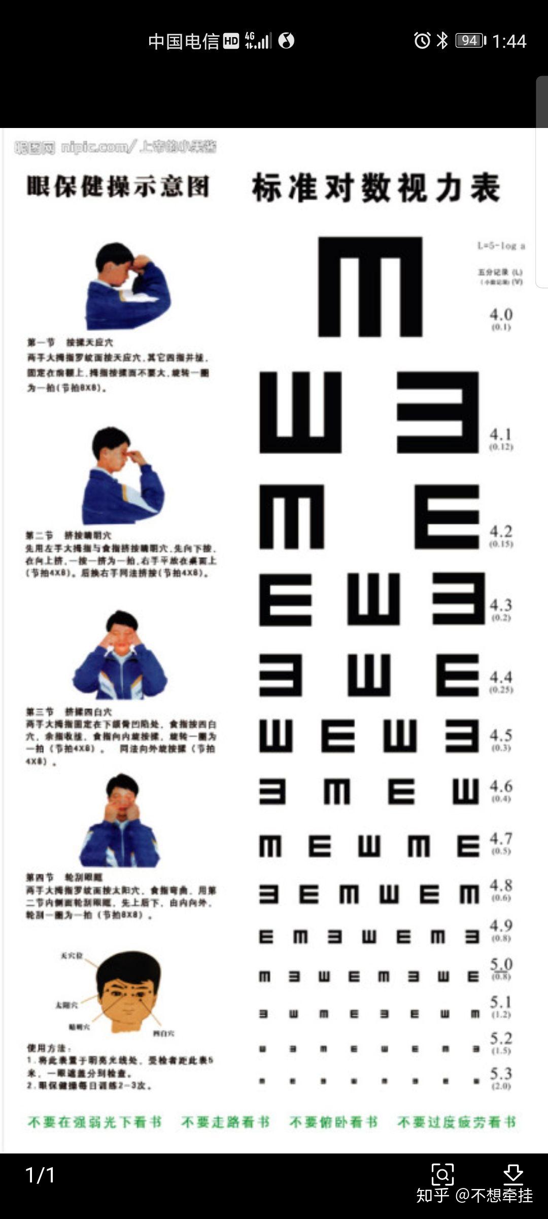 2020年参军体检视力表是怎样的有图吗