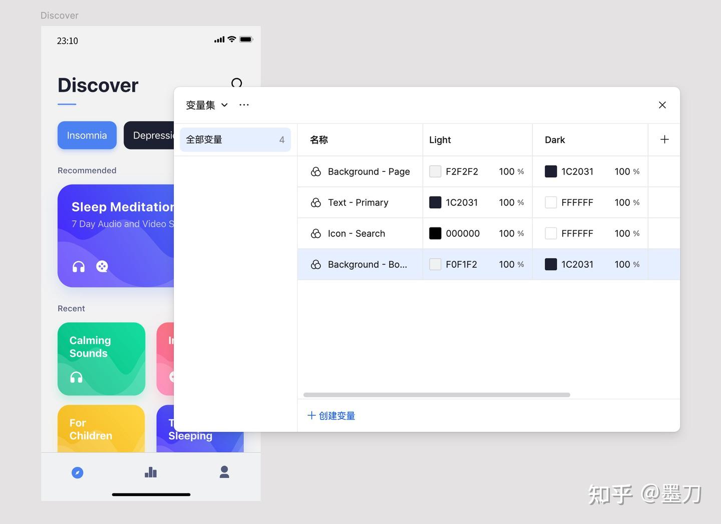 UI设计变量系统实战:用墨刀设计完成APP日夜主题切换 - 知乎
