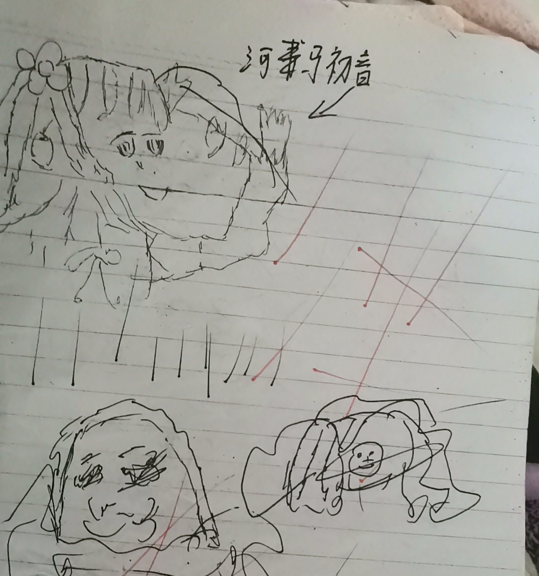 可以看看你们上课无聊时在草稿纸上画的画吗