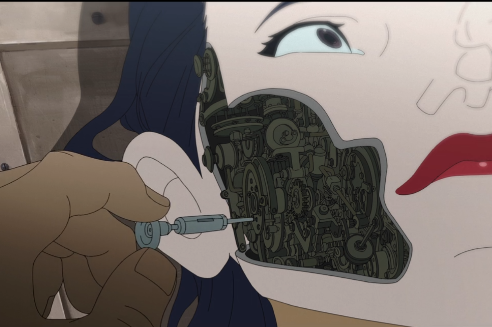 最近流行的爱死机当中的狐狸精,其实就是蒸汽朋克混搭赛博朋克的设计