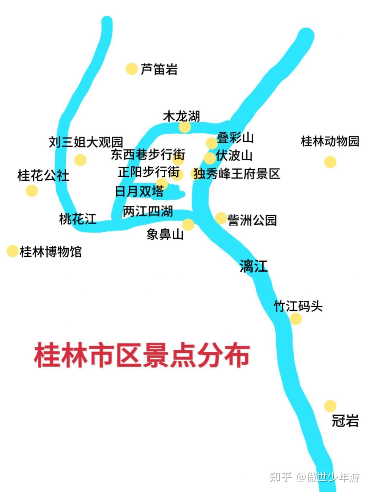 桂林市区有哪些?