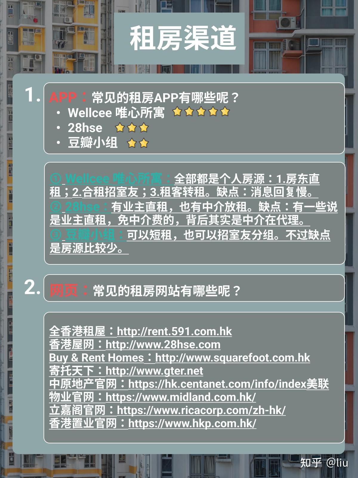 香港的租房网站