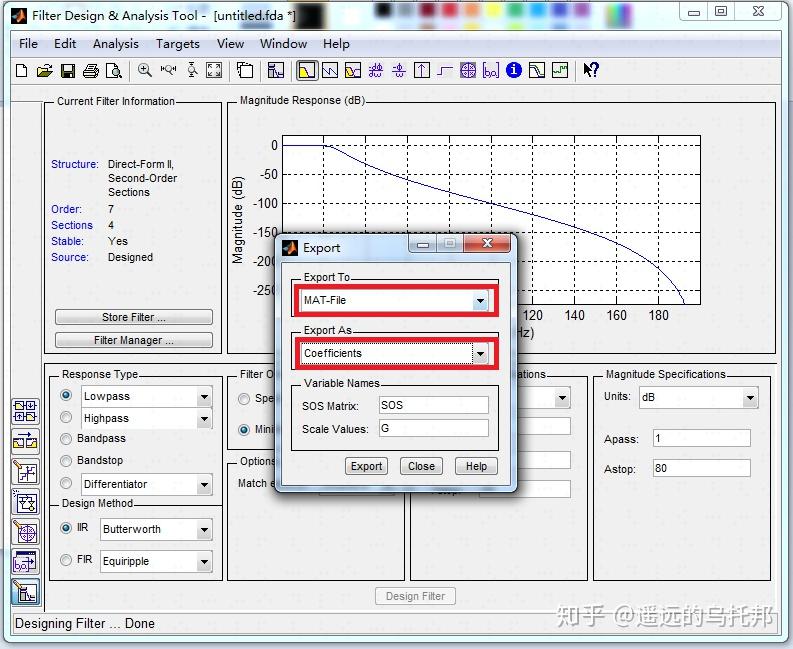 数字滤波器设计专题(一)——FDATool使用教程 - 知乎