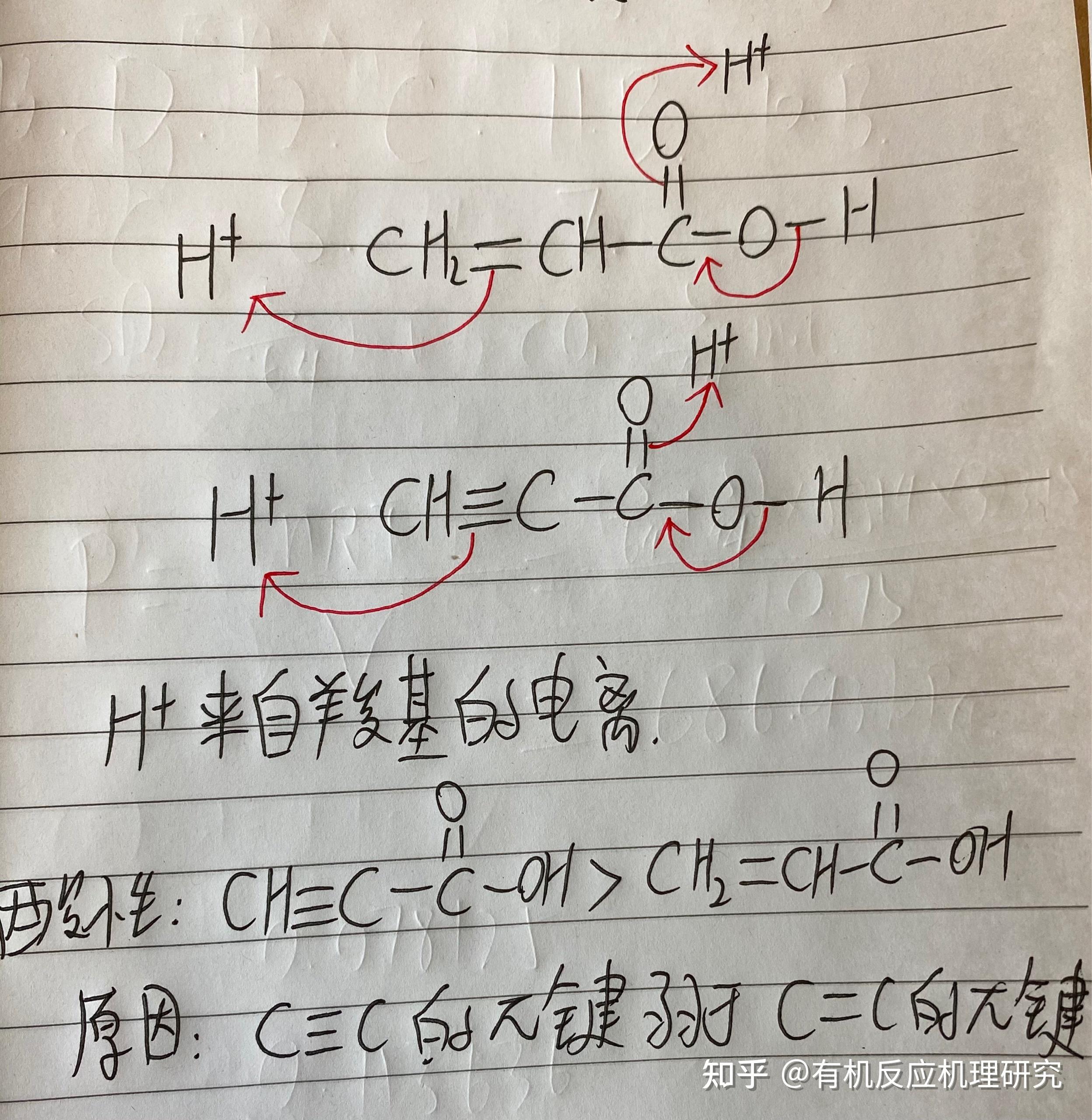 碳碳双键和碳碳三键谁吸电子能力强? - 知乎