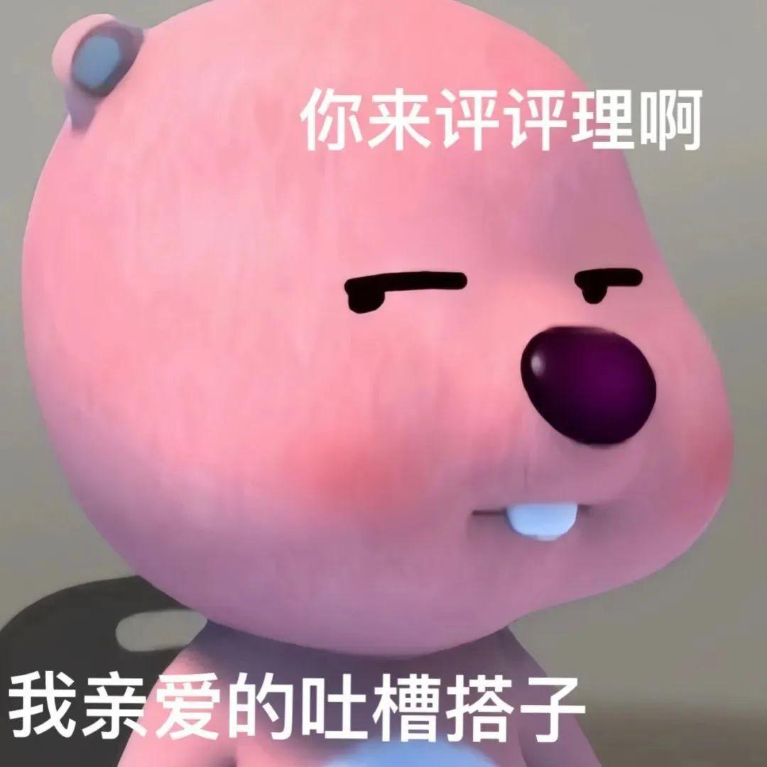 这个粉色的熊叫什么啊,还有没有其他类型的表情包?