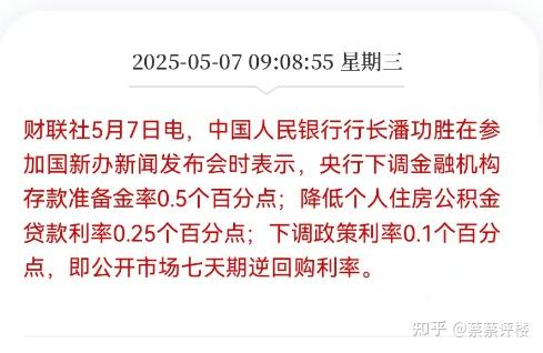 重磅突发!降准又降息,公积金利率下调至2.6% - 知乎