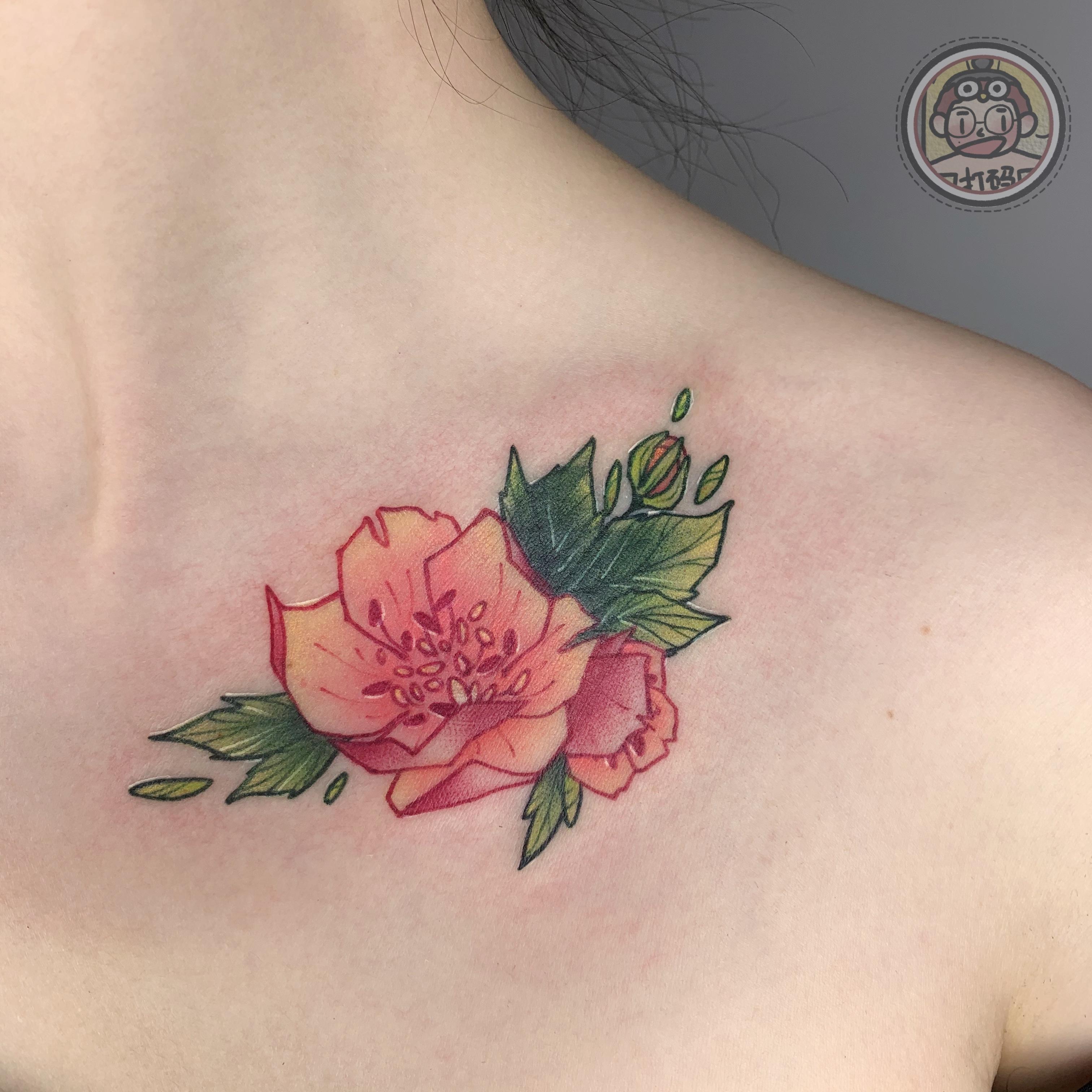 胸口旧纹身遮盖有什么图案? - 知乎