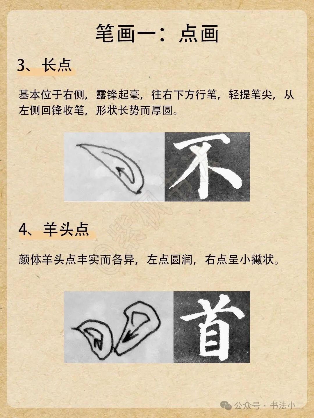 干货!颜体六大笔画,建议收藏!!! - 知乎
