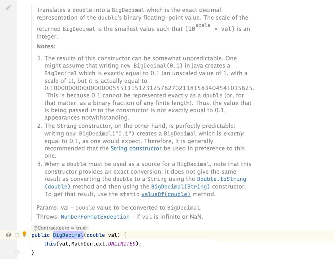 Java BigDecimal java-bigdecimal