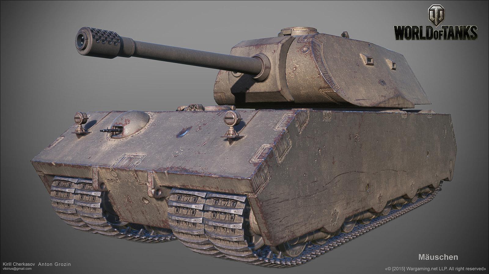 坦克世界系列——P1000巨鼠 - 哔哩哔哩