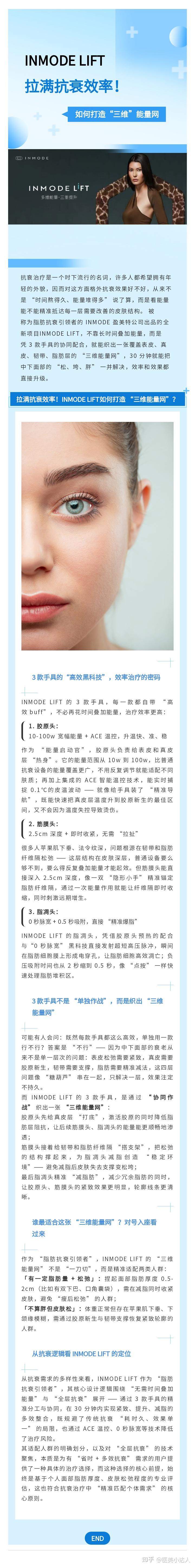 INMODE LIFT 拉满抗衰效率，如何打造“三维”能量网 - 知乎