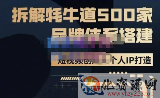 牛牛·500家餐饮品牌搭建&短视频深度解析，拆解牦牛道500家品牌体系搭建