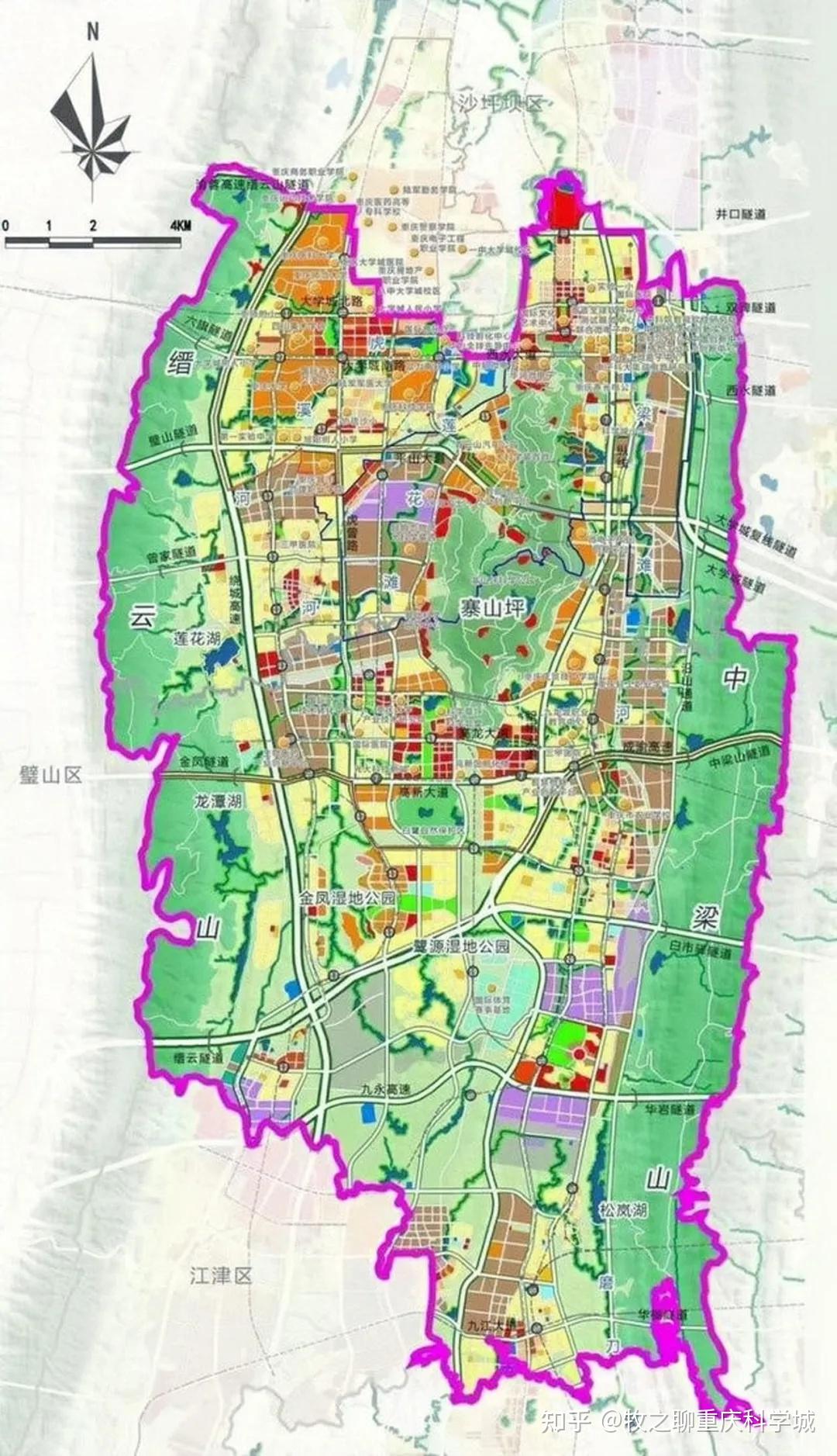 重庆大学城详细地图图片
