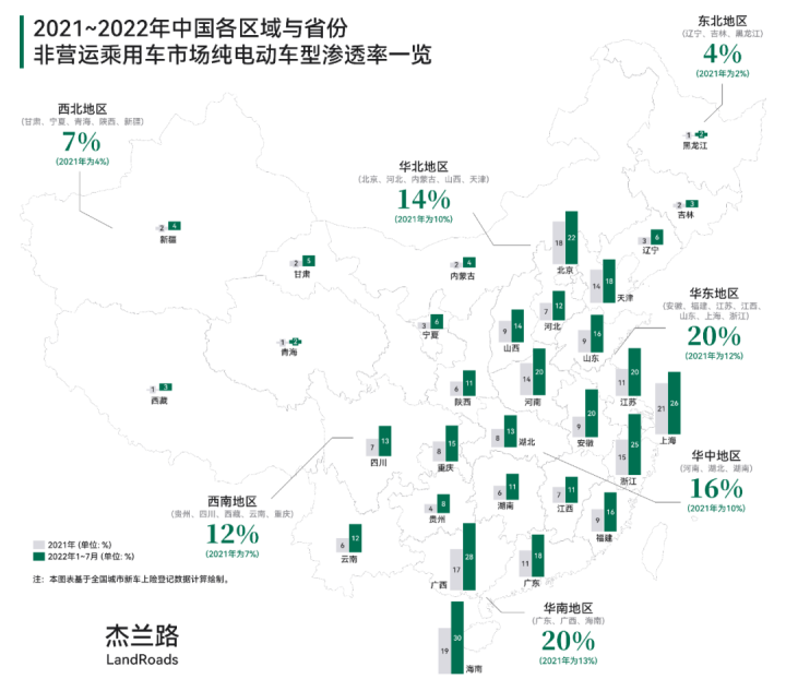 在新能源车型的浪潮席卷之下，哪个地方的新能源渗透率最高？ 知乎