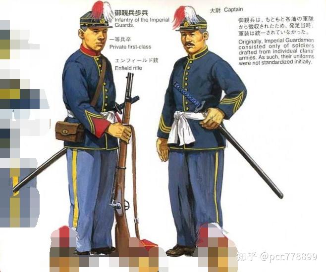 有没有大佬介绍一下日本明治前期军服袖章上的丝线数量和盘花数量所