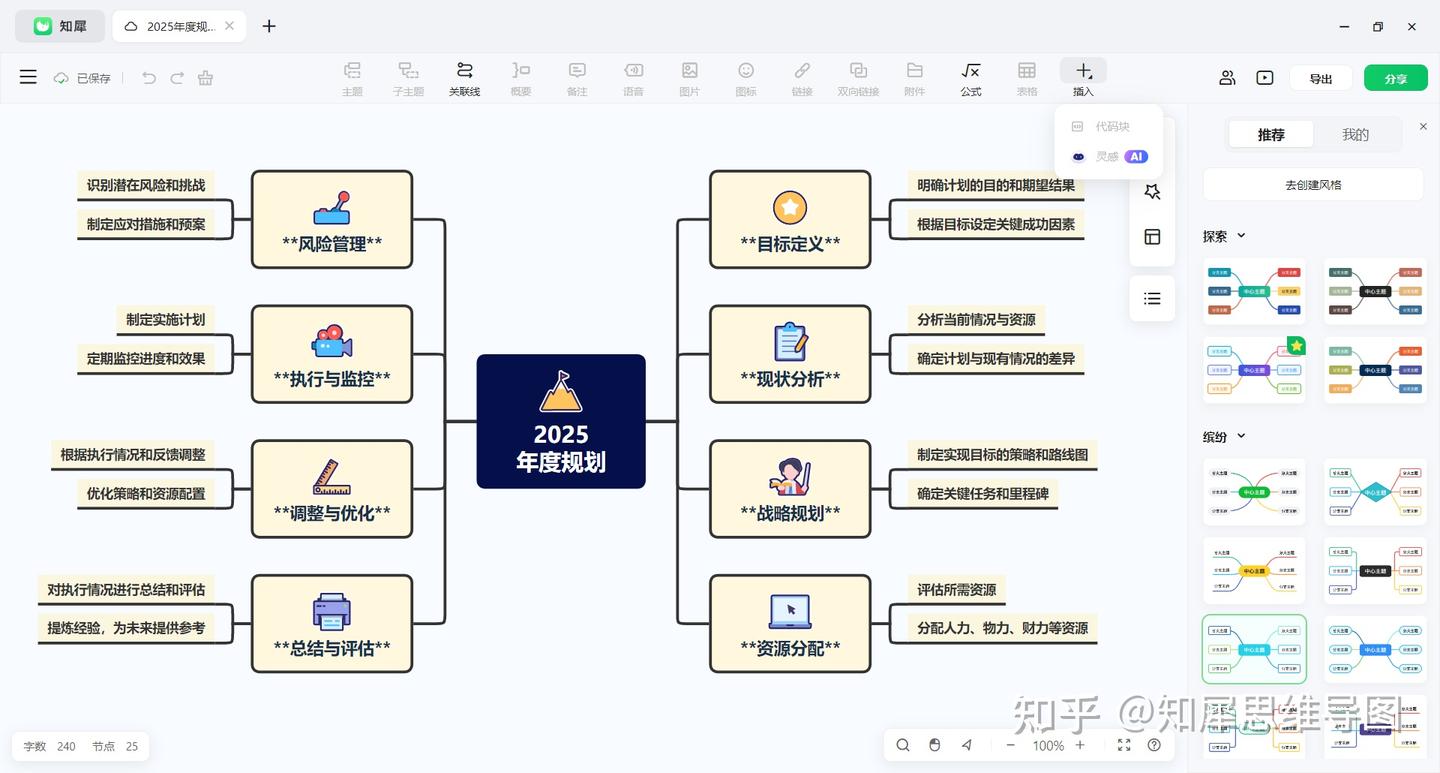 思维导图用什么软件做比较好?2025年高分好用的思维导图软件盘点 - 知乎