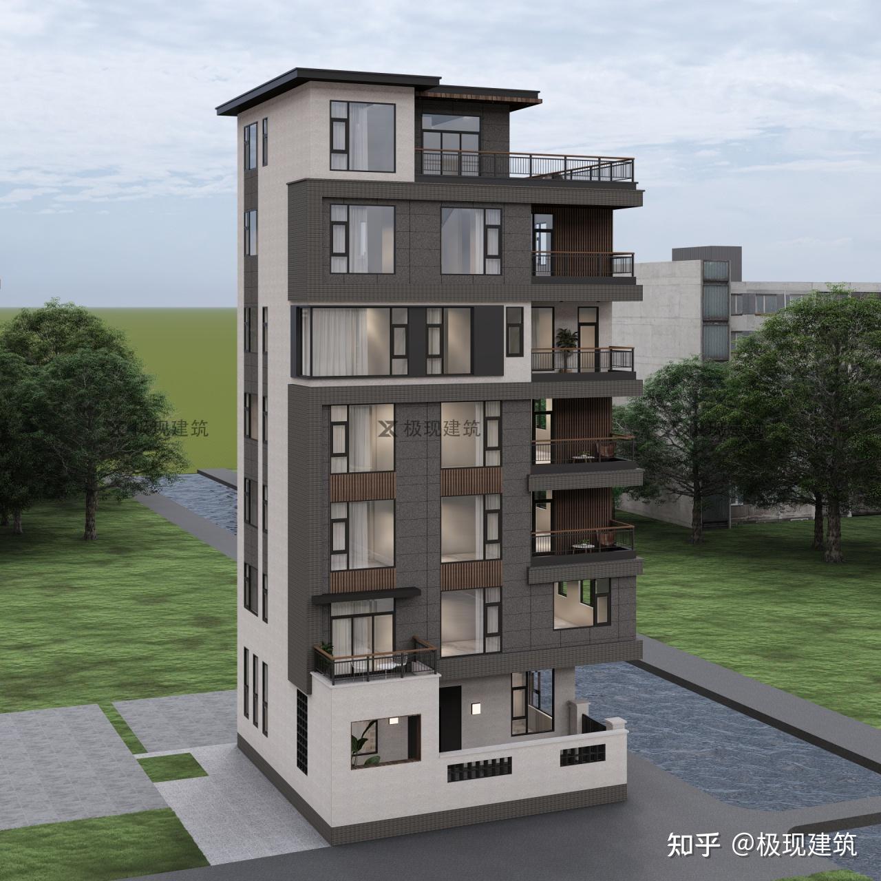 广东汕头丨六层半现代风格自建别墅 - 知乎