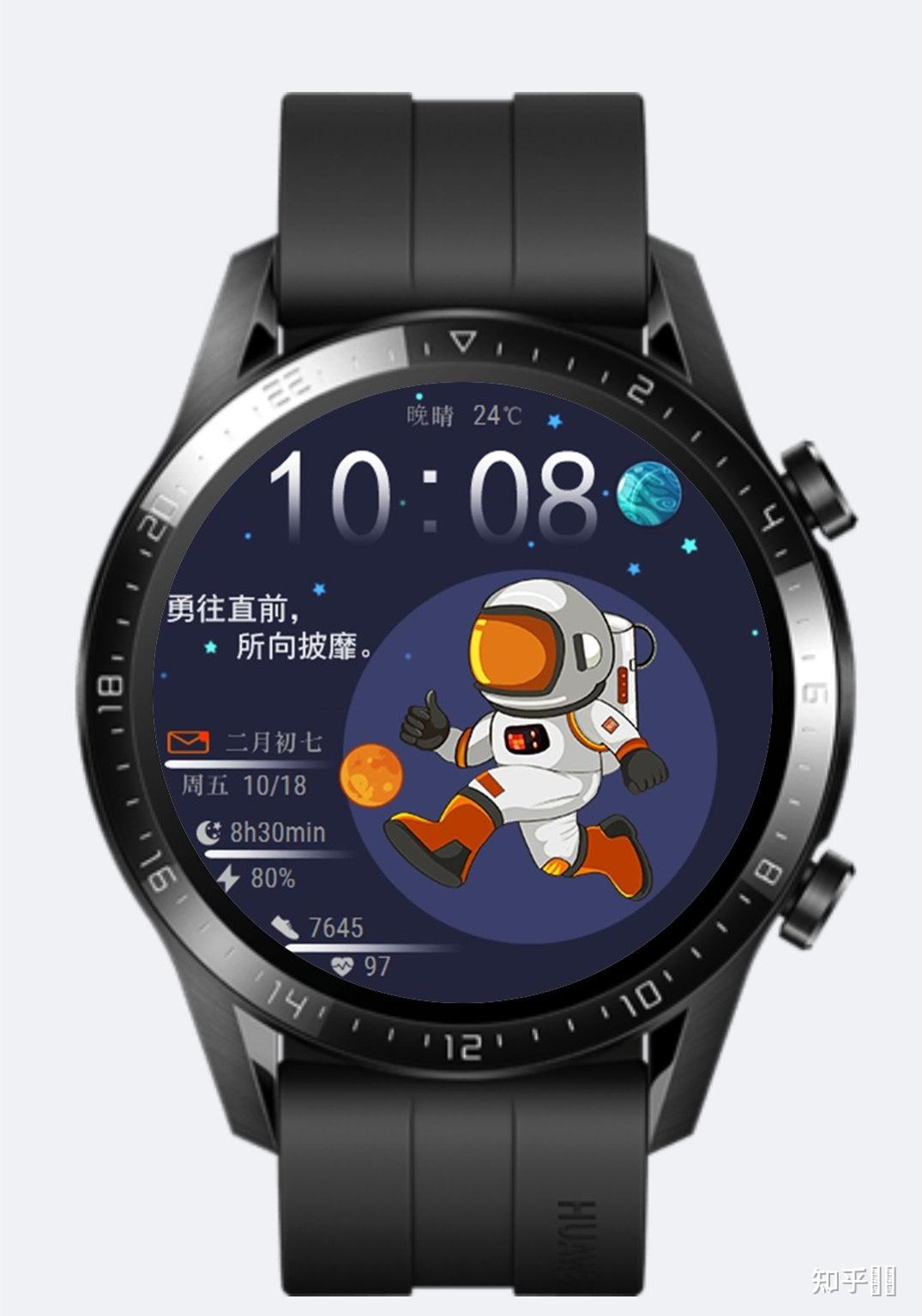 最近华为手表的太空人表盘为什么会火