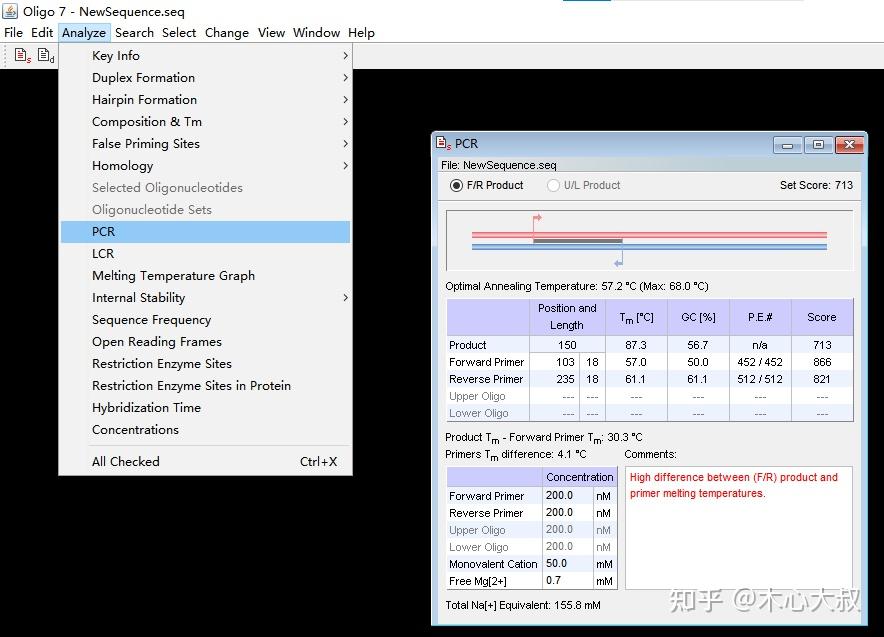 Oligo7引物分析评价和筛选流程 - 知乎