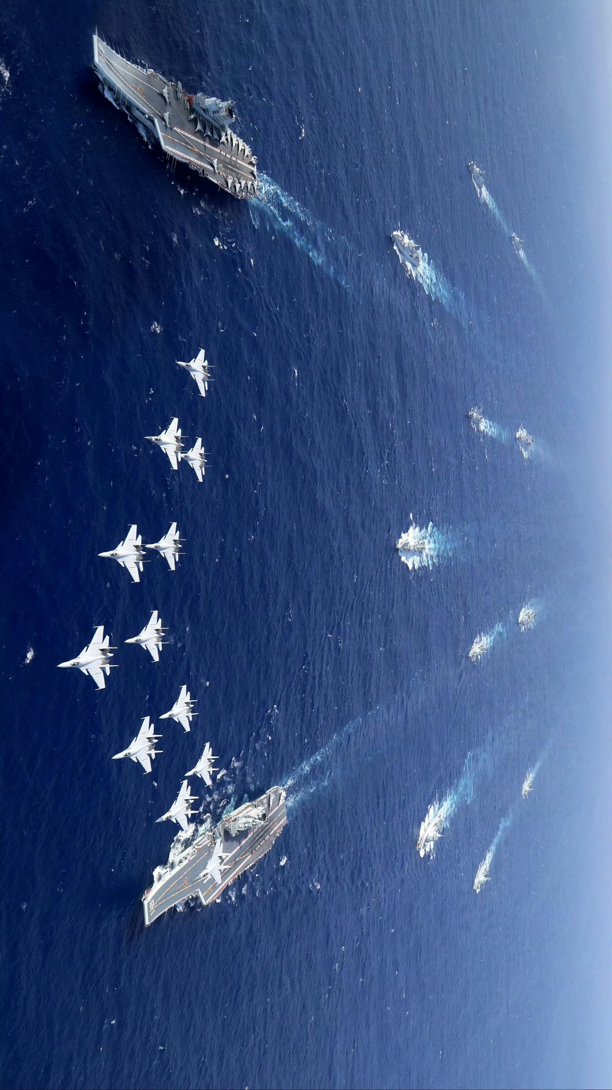 如何看待辽宁舰山东舰首次开展双航母编队演练