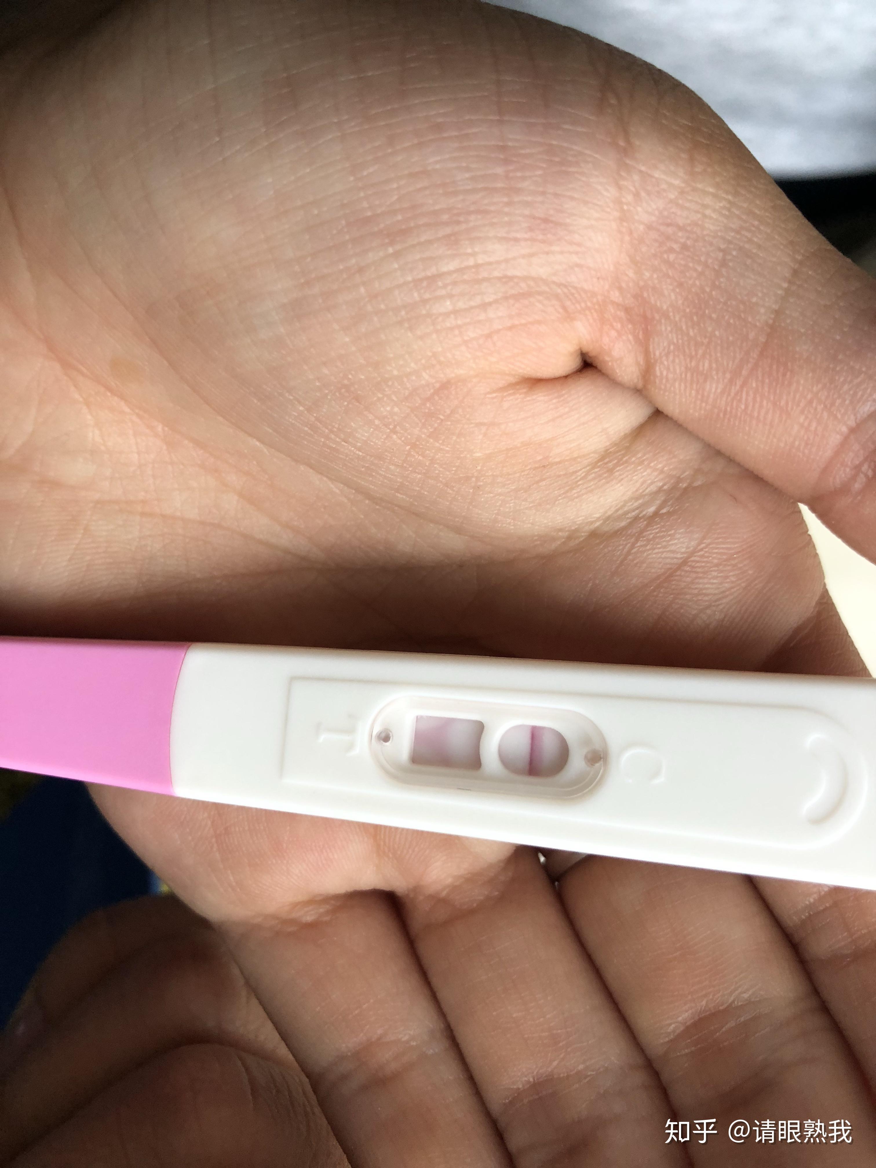 测孕棒c区一条杠,t区有一片粉红色,粉红色是怎么回事,怀了吗? - 知乎