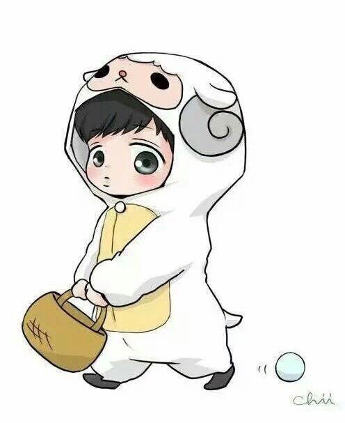 能分享一下exo的动物睡衣图片吗?