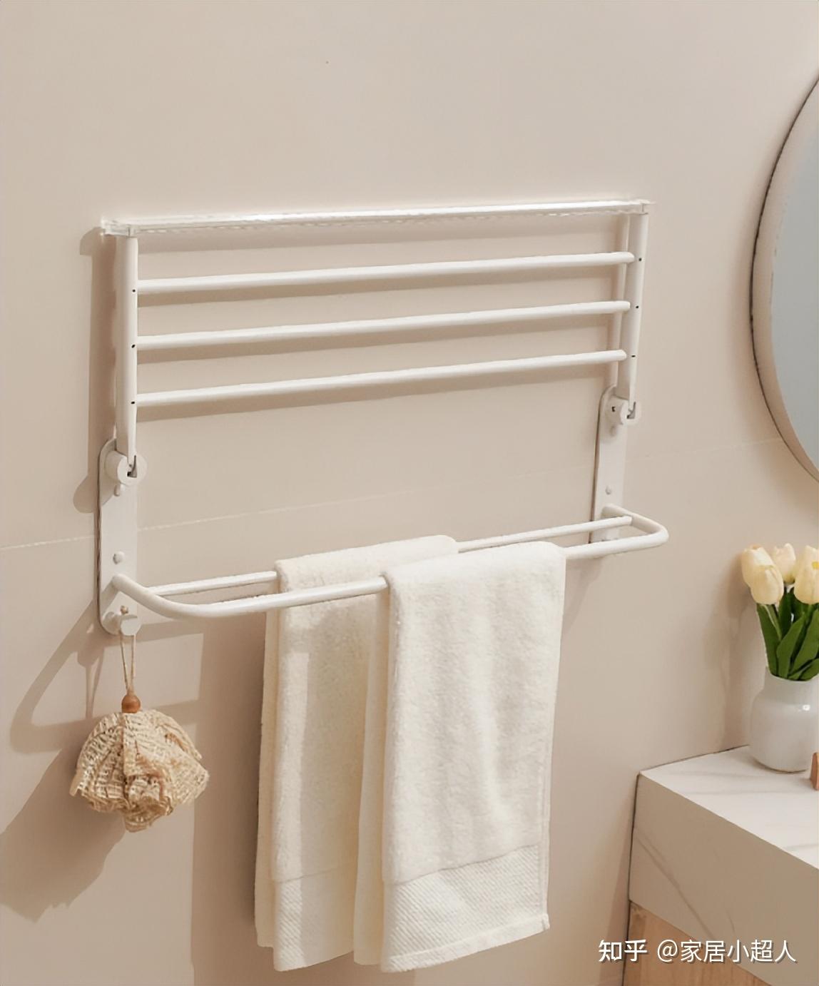 卫生间的毛巾架装在这4个“位置”，好用又好看，值得借鉴- 知乎