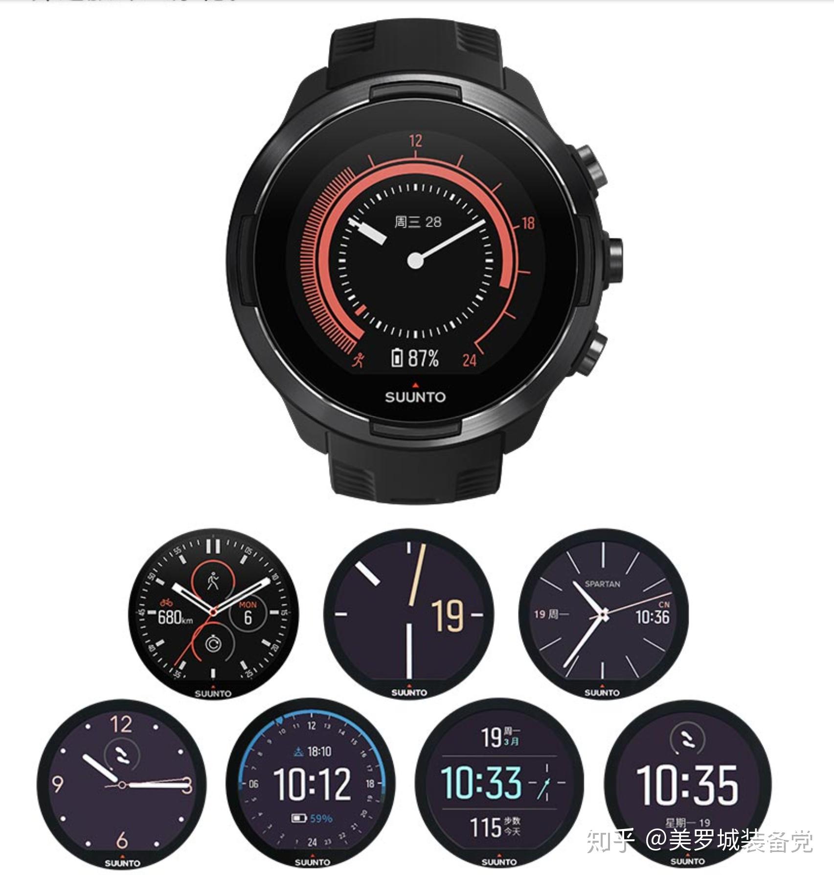 能否解释一下颂拓sunnto9不同表盘风格上面的额外信息的意思? - 知乎