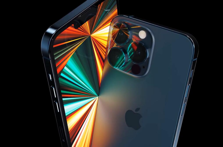 iphone13系列全新渲染图曝光镜头大了刘海小了终于有高刷了